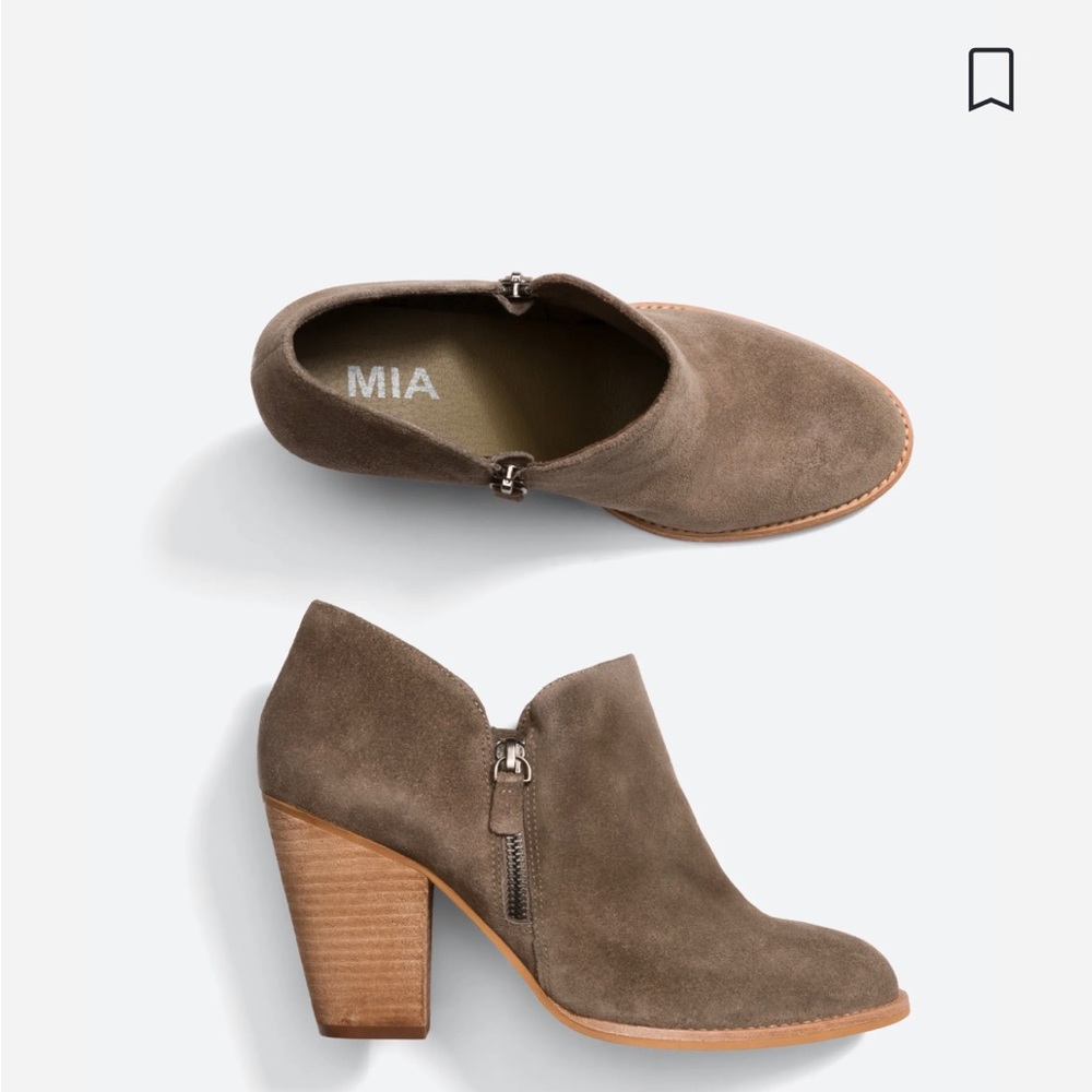 Mia Taupe Booties
